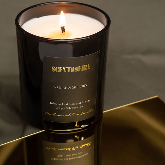 Smoke and Mirrors Scented Candles Scentsonfire